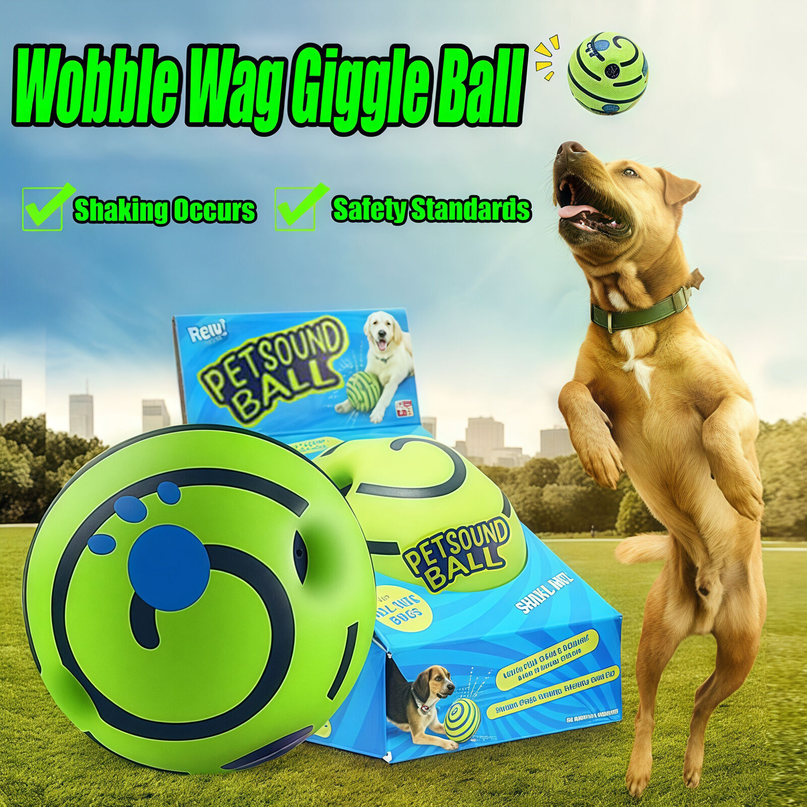 WaggleGiggle — The Interactive Ball That Keeps Dogs Moving, Curious and Happily