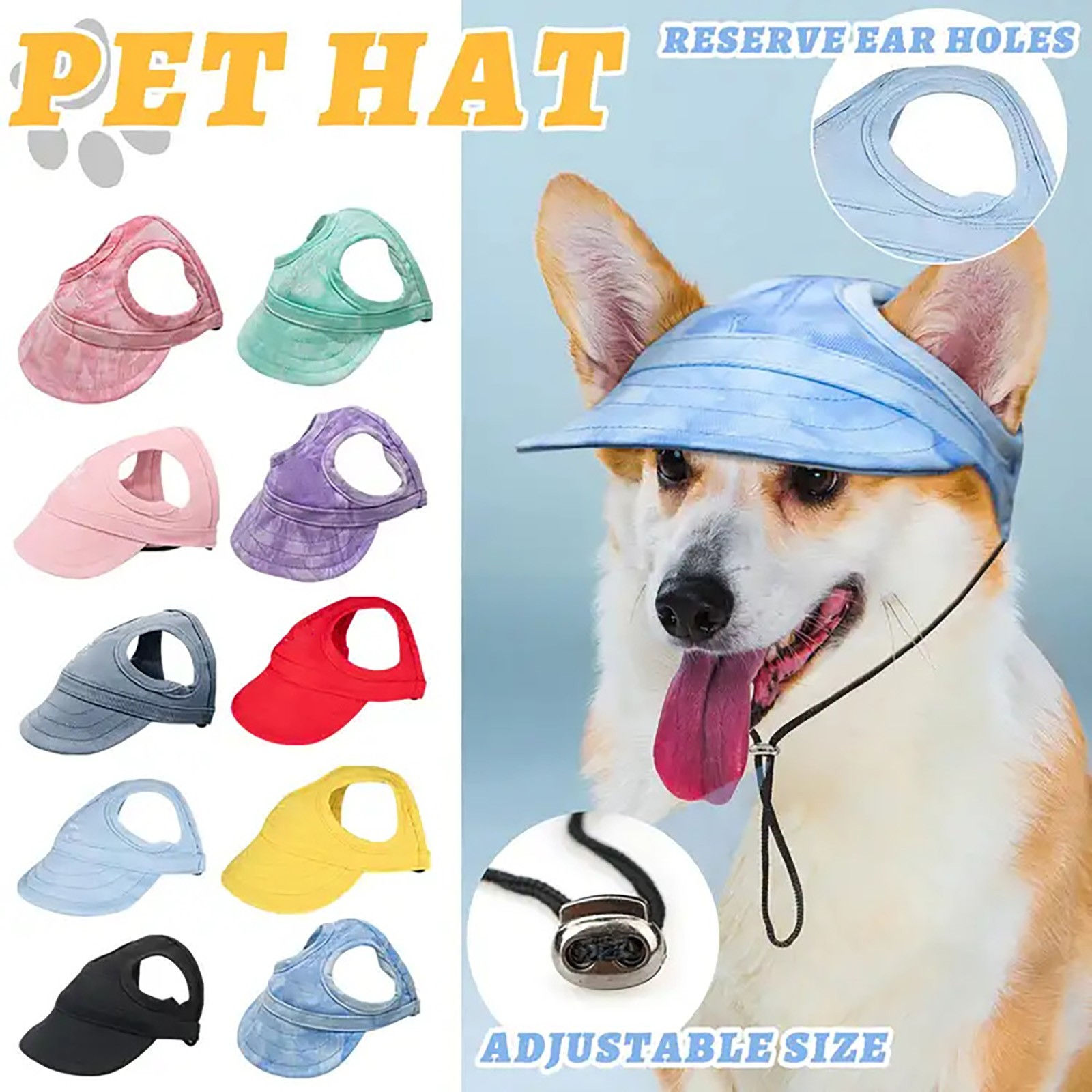 PawCap™ Adjustable Pet Sun Hat
