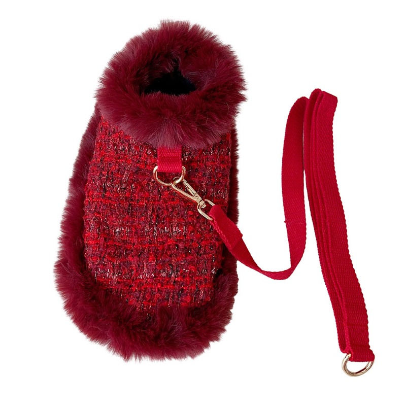 Thumbnail: Pawrisian™ Tweed Dog Coat & Beret Set