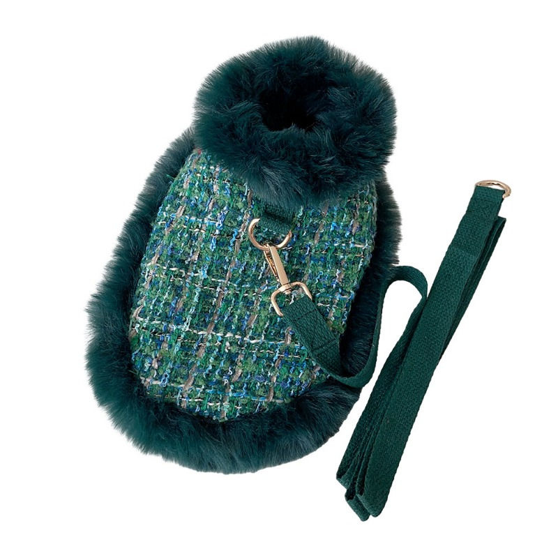 Thumbnail: Pawrisian™ Tweed Dog Coat & Beret Set