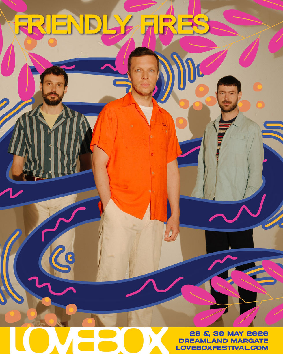 Illustrated Artist Card - Friendly Fires