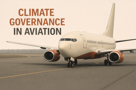 Climate Governance in Aviation: Why Technology Without Institutions Fails.