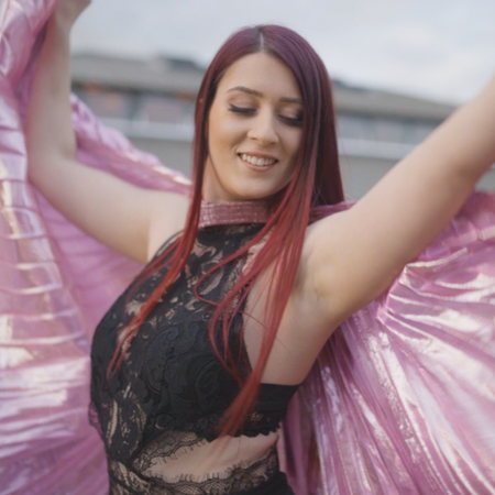 Photo performance d'une danseuse à Nantes 