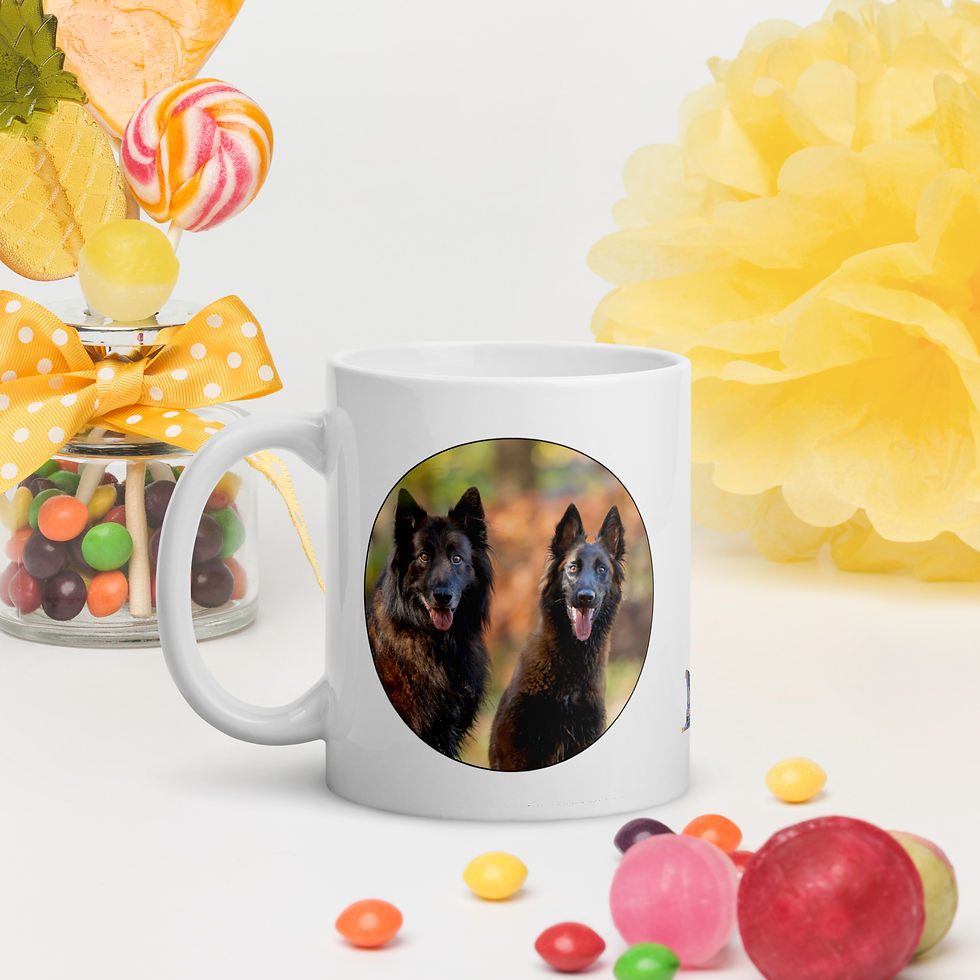 Thumbnail: London & Clever: Belgian Tervuren & Belgian Malinois Mug