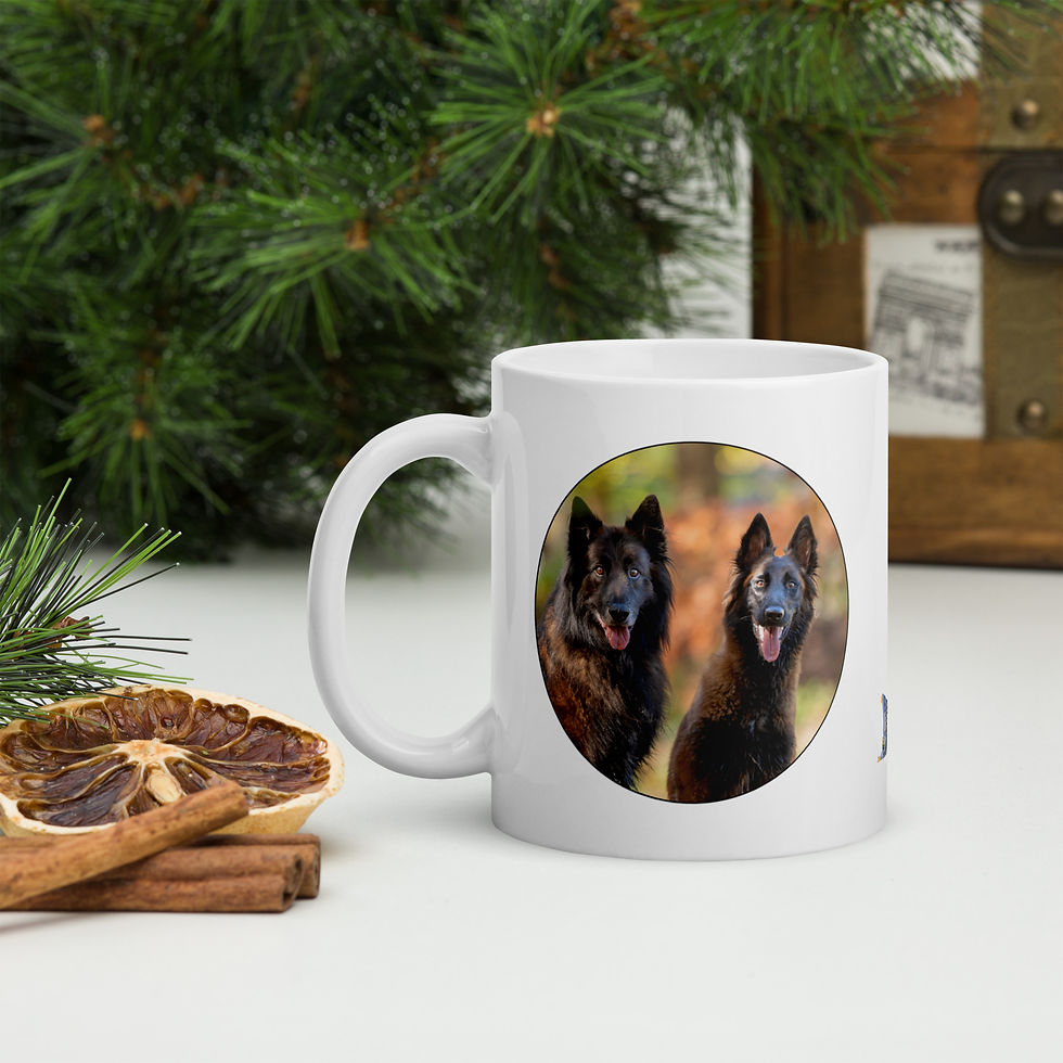 Thumbnail: London & Clever: Belgian Tervuren & Belgian Malinois Mug