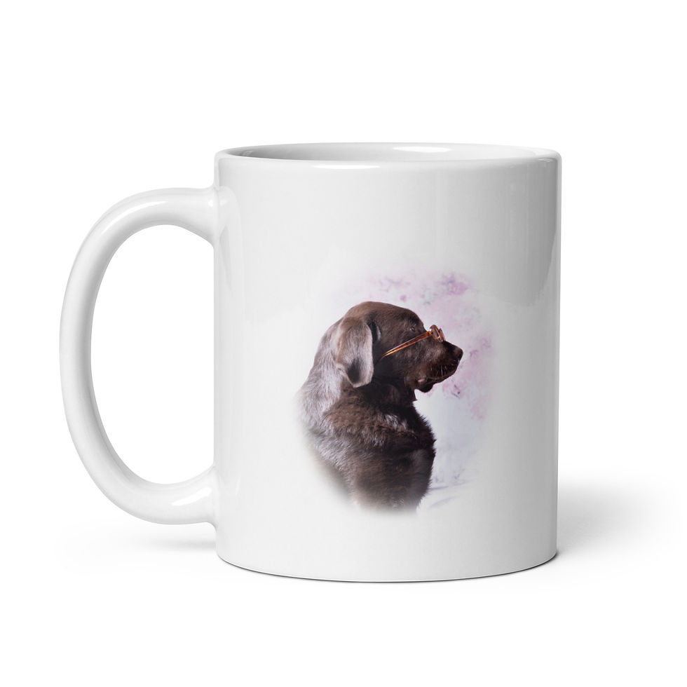 Thumbnail: Johnny: Chocolate Labrador Mug