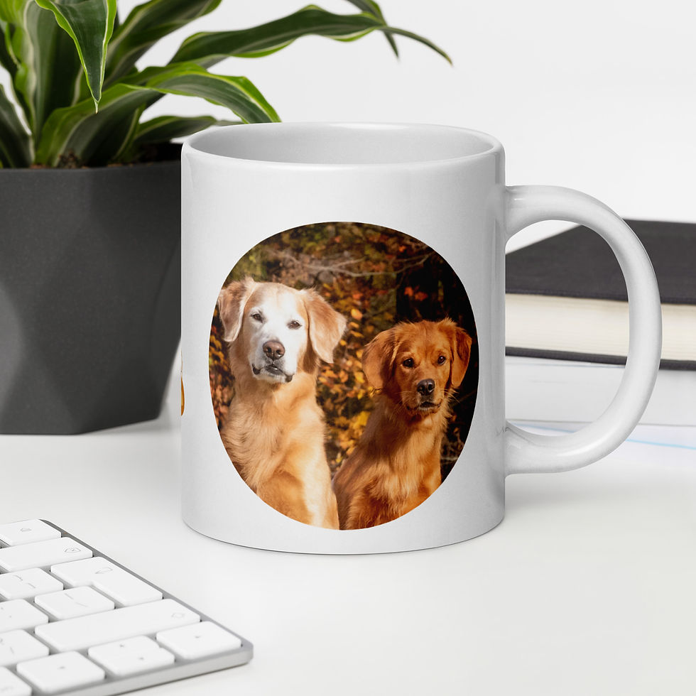 Thumbnail: Check & Kismet: Golden Retrievers Mug