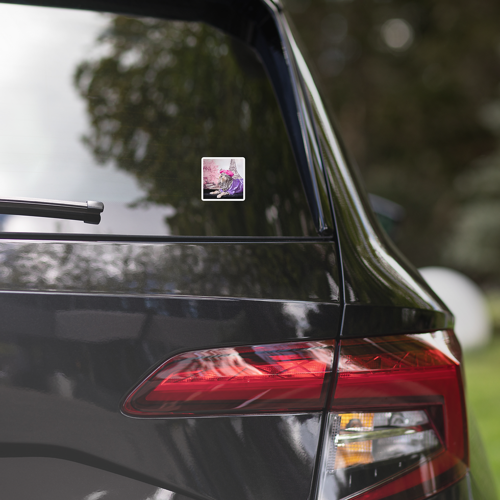 Thumbnail: Walter in purple bubble-free sticker