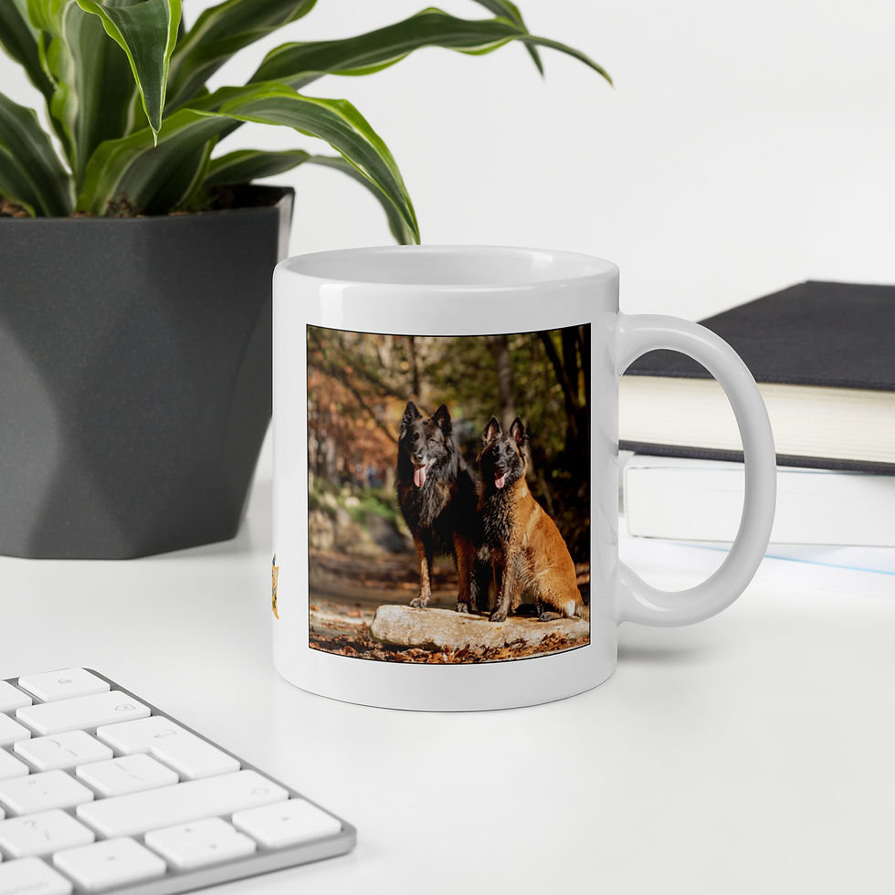 Thumbnail: London & Clever: Belgian Tervuren & Belgian Malinois Mug