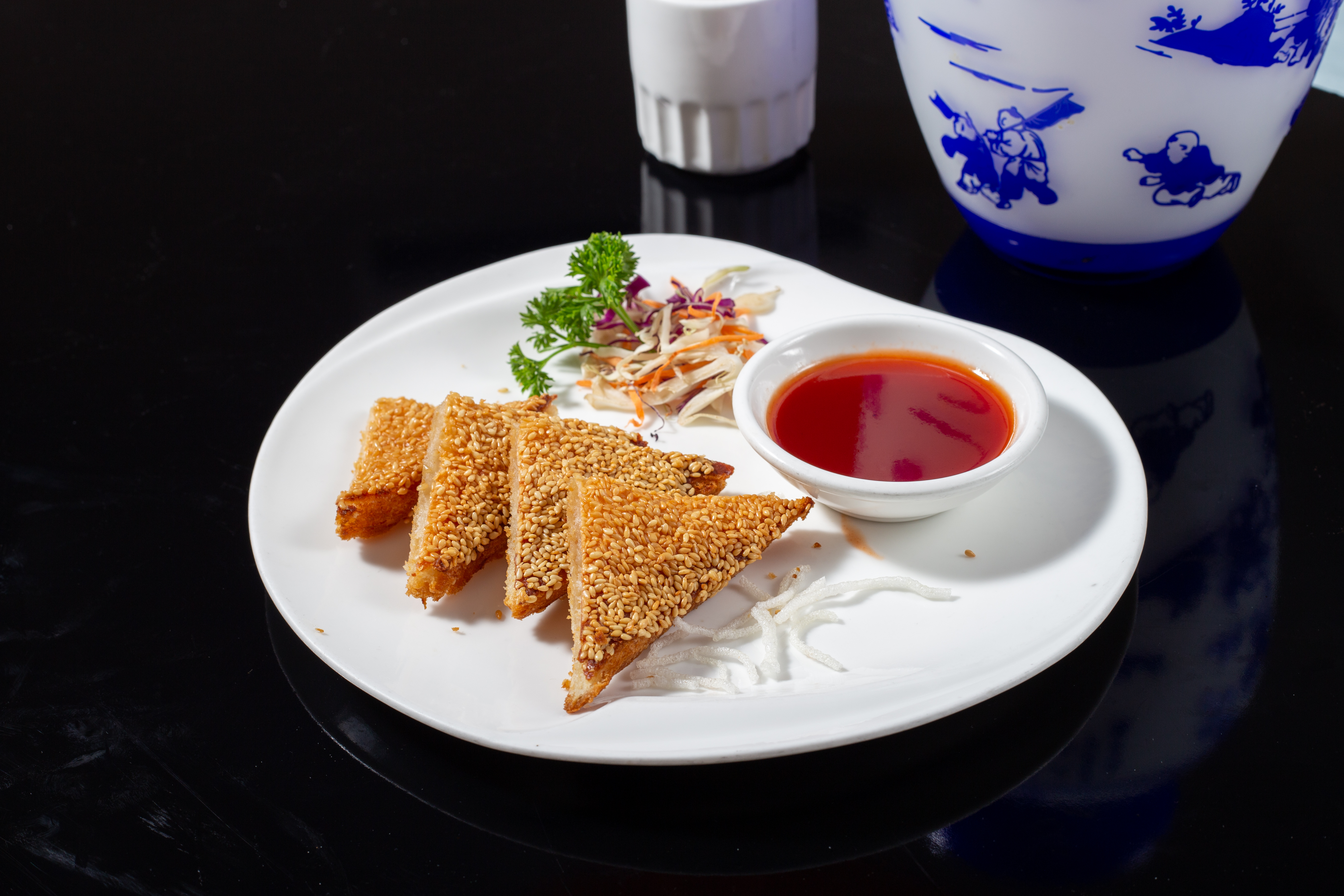 Arranged Food and Objects