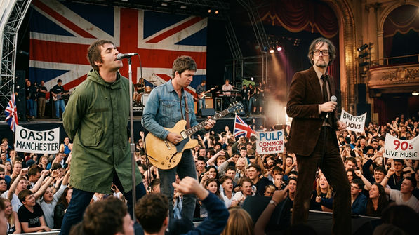 Dos bandas, una época inolvidable y canciones que siguen vivas. Oasis y Pulp nos invitan a redescubrir la historia del britpop a través de dos documentales imperdibles.