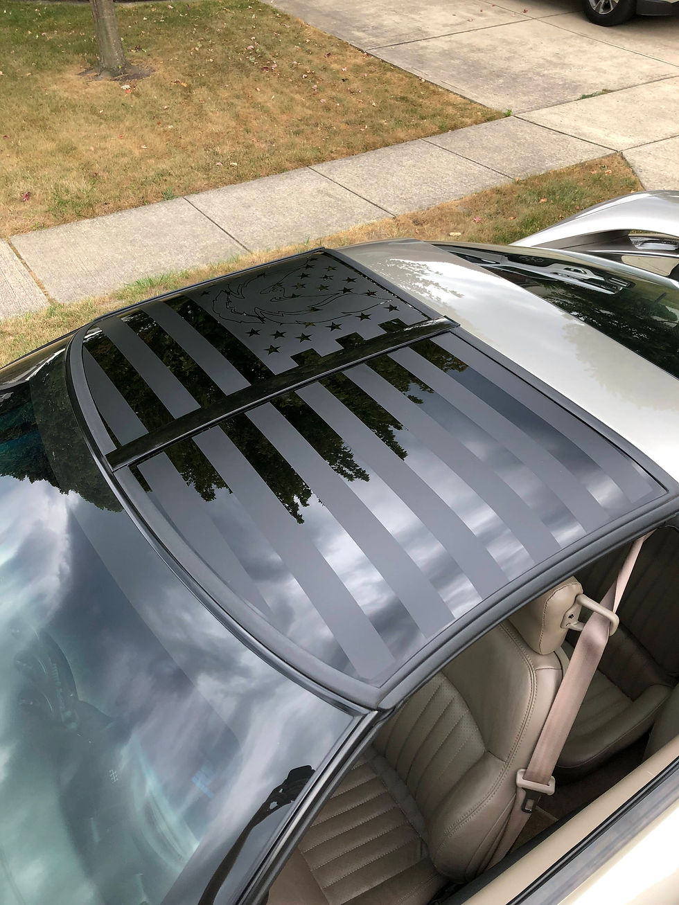 Thumbnail: T-Tops Flag Decal - 4th Gen Trans AM/Camaro