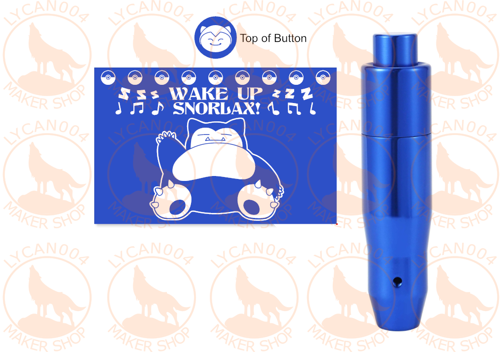 Snorlax - Metal Button Shift Knob