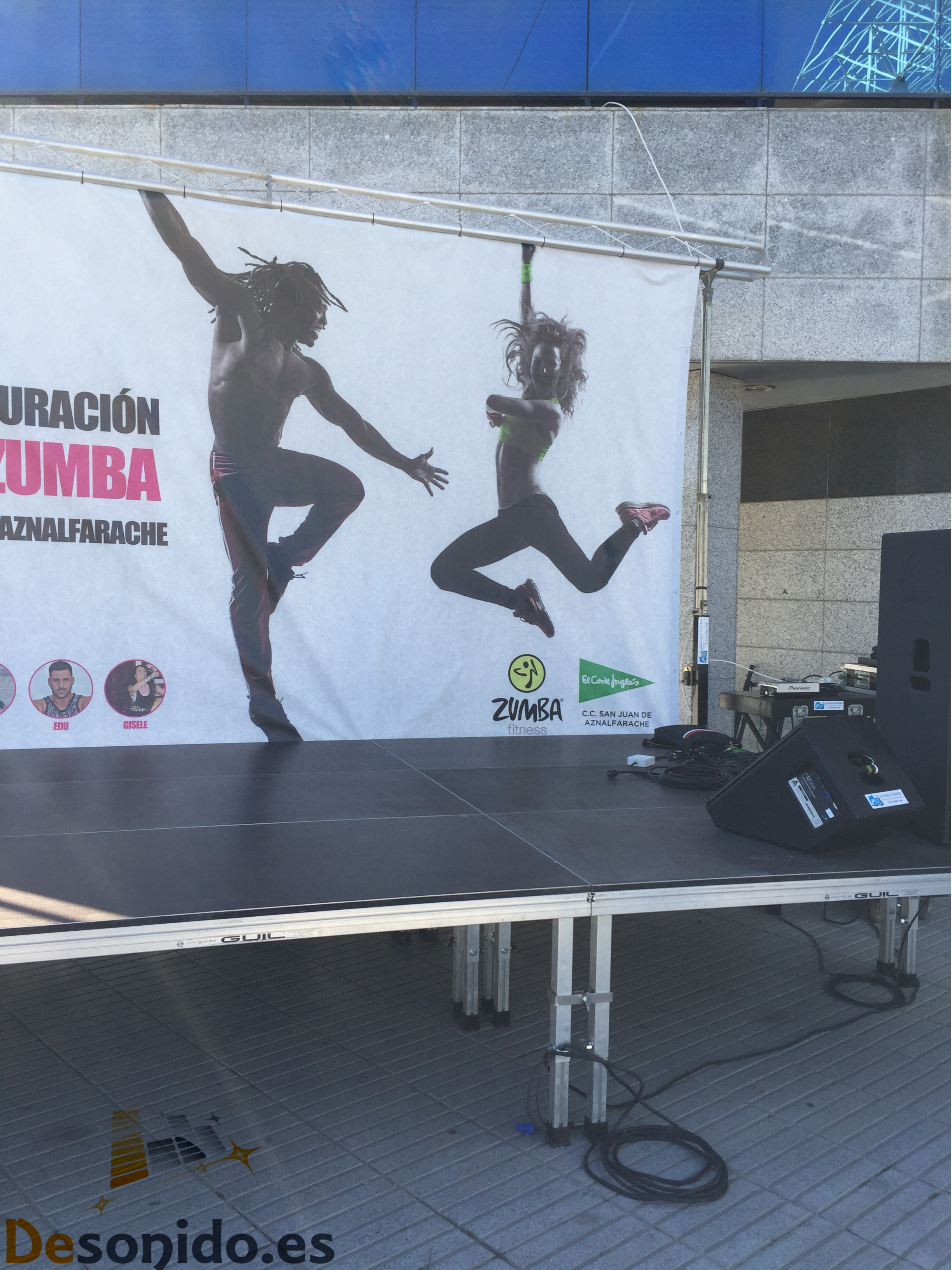 Escenario para El Corte Ingles