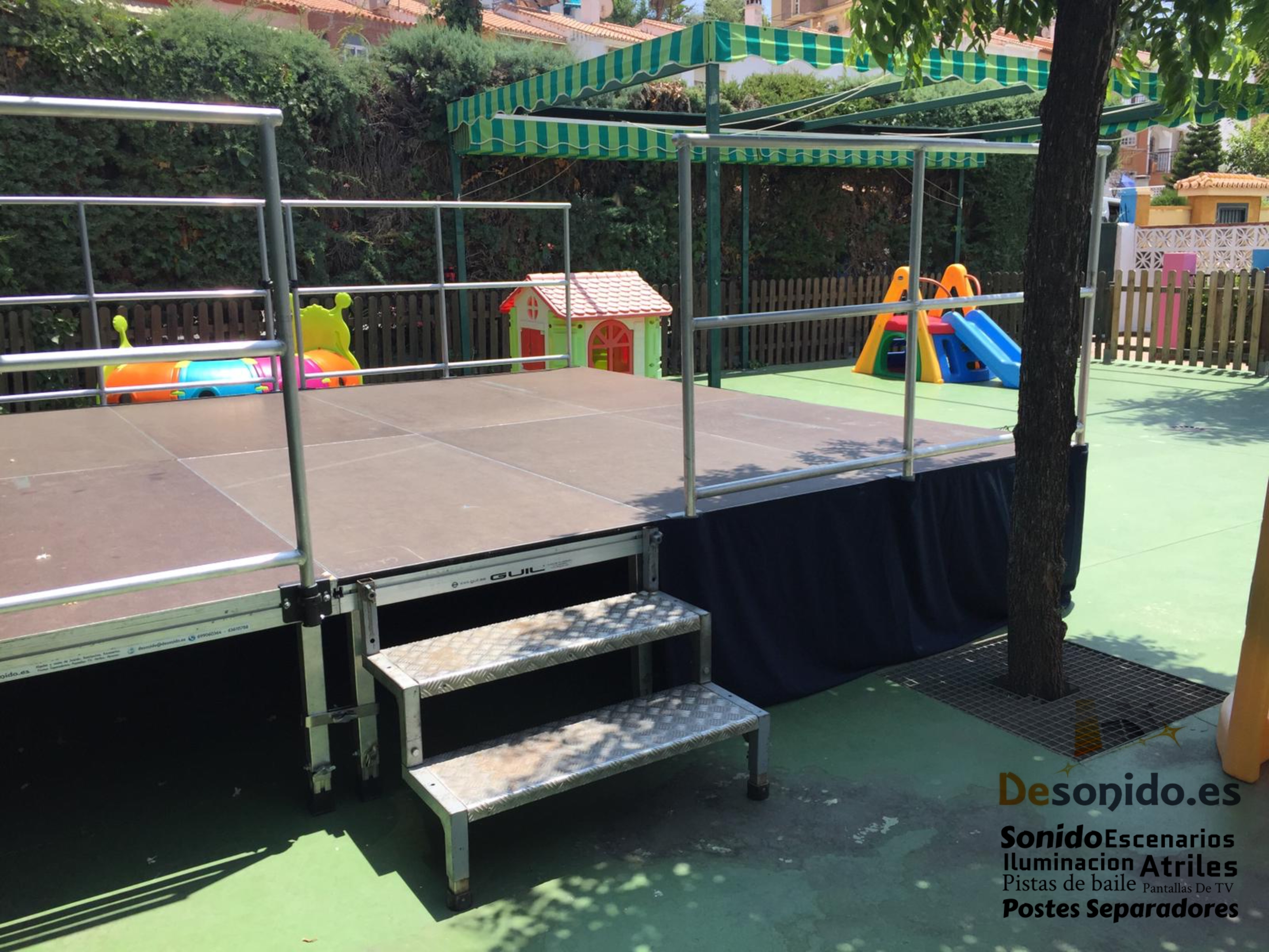 Escenario para fiesta