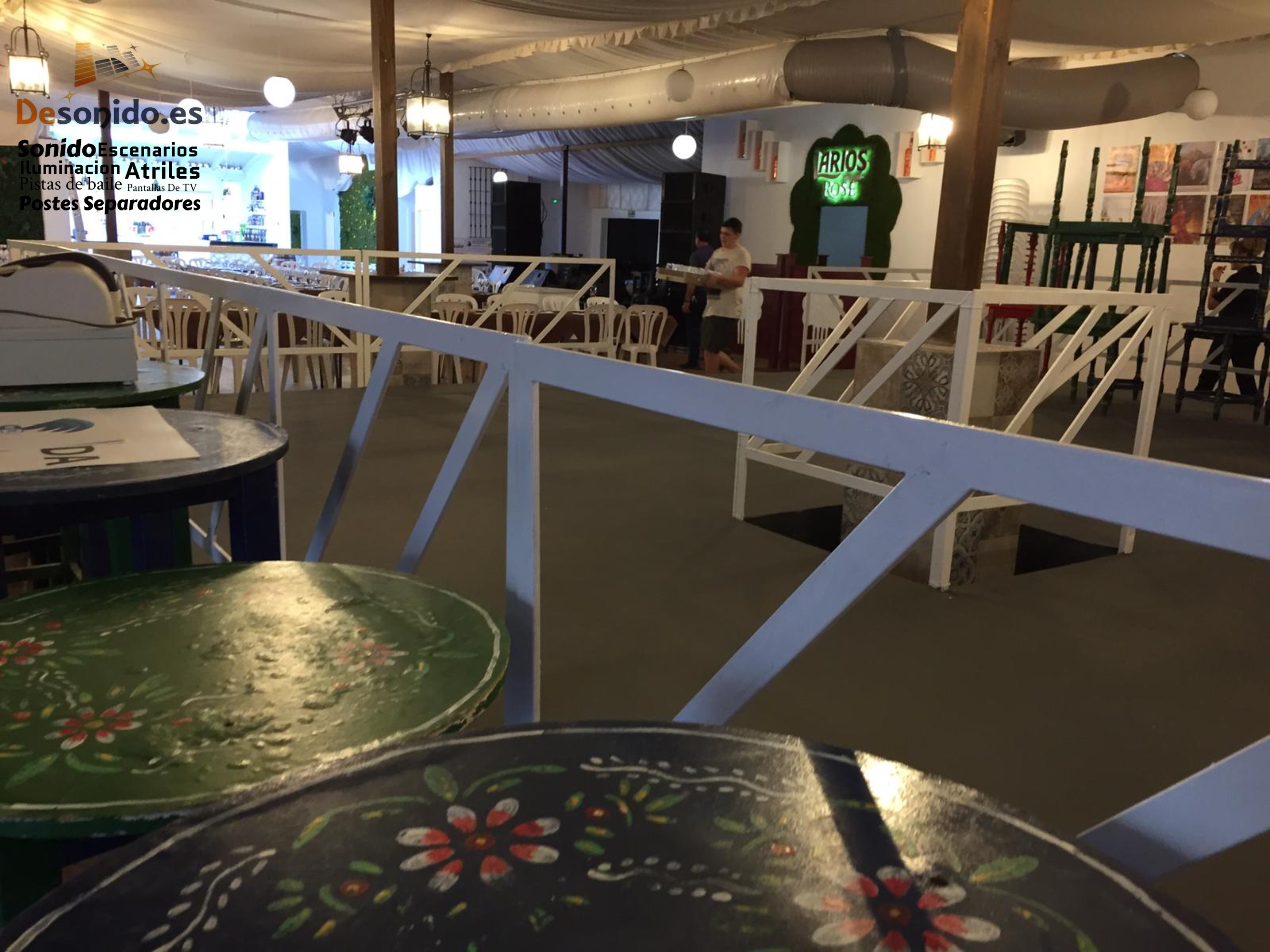 Palco VIP en caseta de Fuengirola