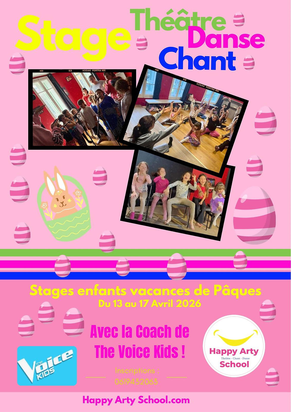 Stage Vacances de Pâques