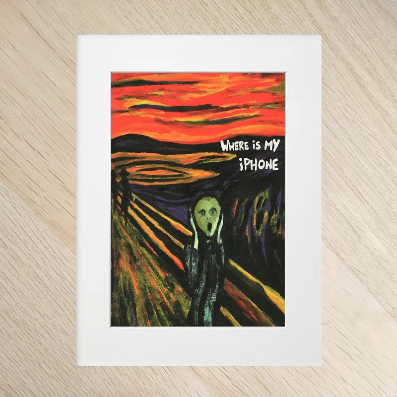 Thumbnail: Art Prints - Where is my iPhone