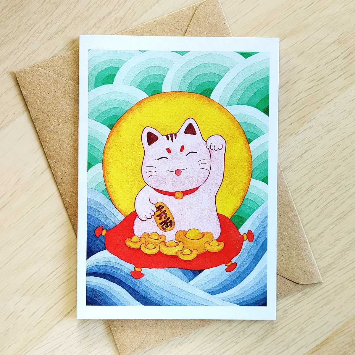 Card - Lucky Cat