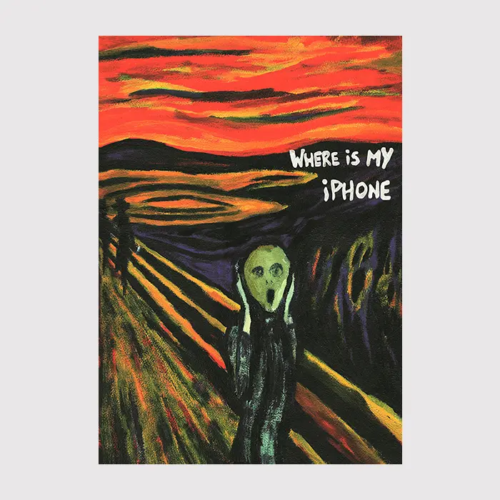 Thumbnail: Art Prints - Where is my iPhone