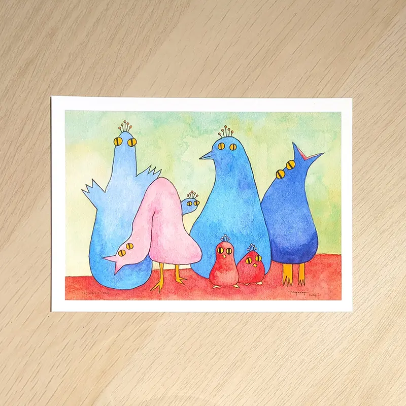 Thumbnail: Art Prints - The Peacock Family