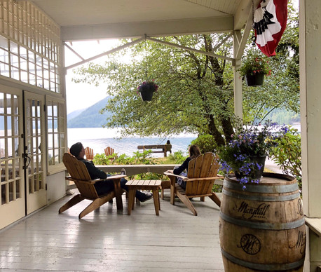 Enjoy a tea, coffee, pastry, or light bite at Lake Crescent Lodge
