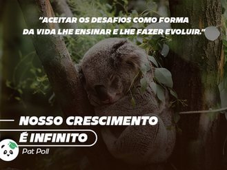 Nosso crescimento é infinito.
