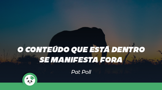 O conteúdo que está dentro se manifesta fora