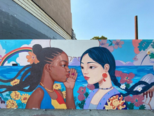 [Sky Link TV] Chinese News 【天下新聞】三藩市: 華裔非裔藝術家聯手 創作壁畫迎團結 