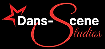 Dans-Scene Studios dance school logo