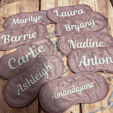 HTV Printed Eye Masks