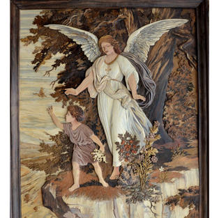 Wood Inlay Angel