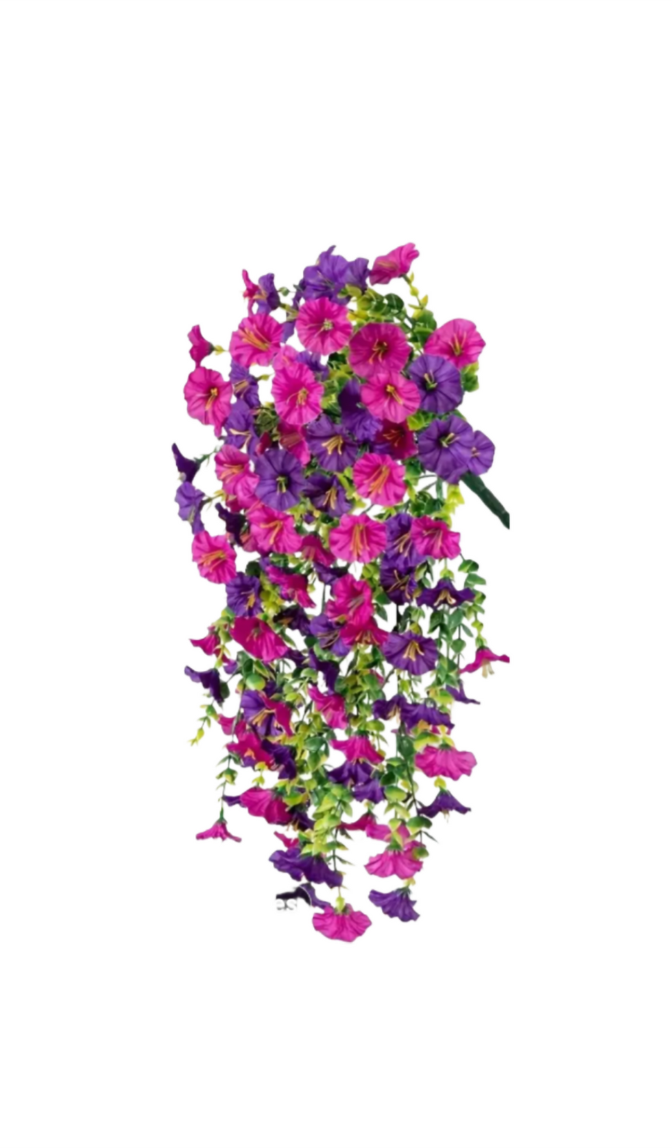 Thumbnail: Artificial Red Morning Glory Hanging Flowers