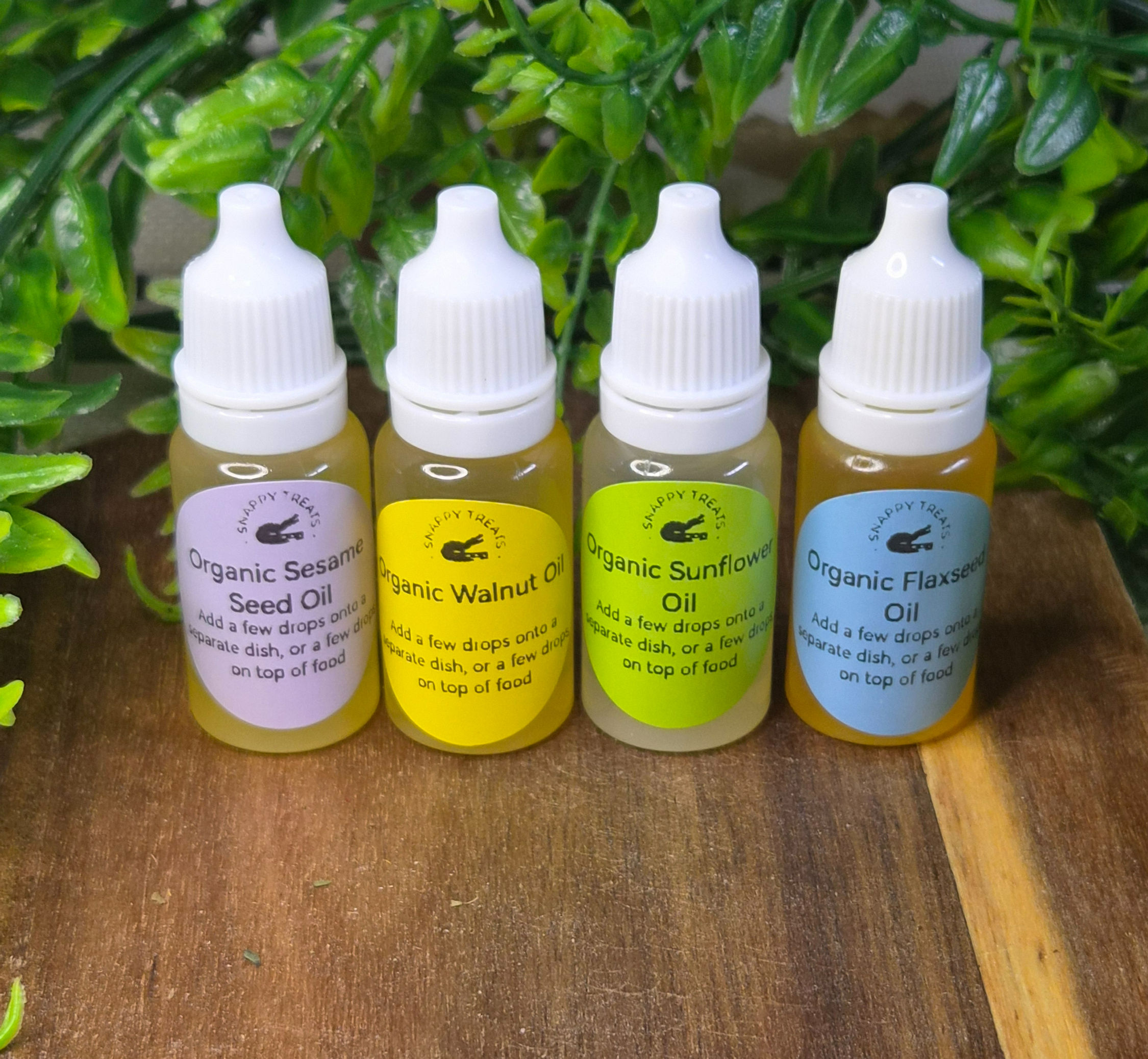 Organic Oils- Sesame Seed, Walnut, Sunflower, Flaxseed