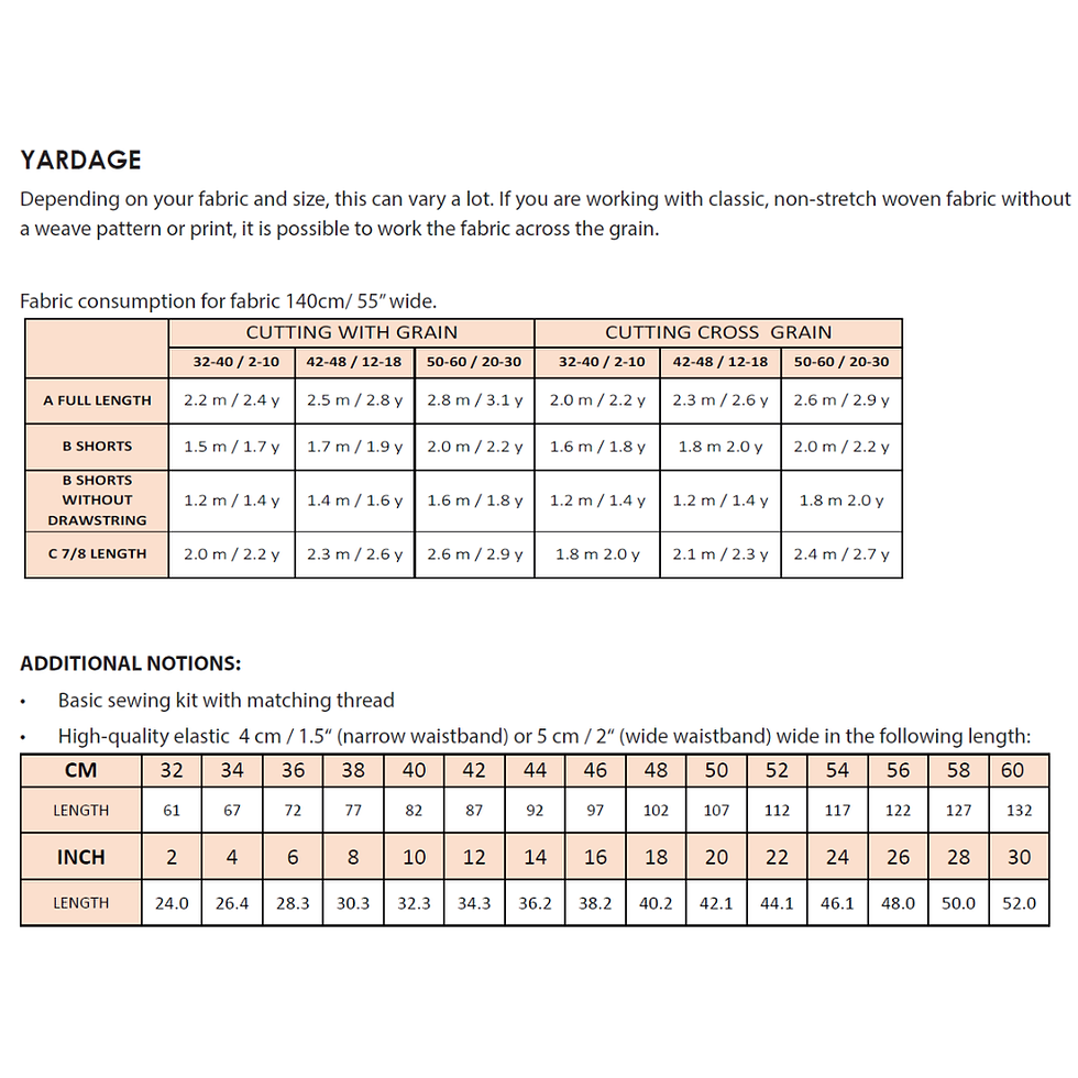 Thumbnail: TILLY pants & shorts