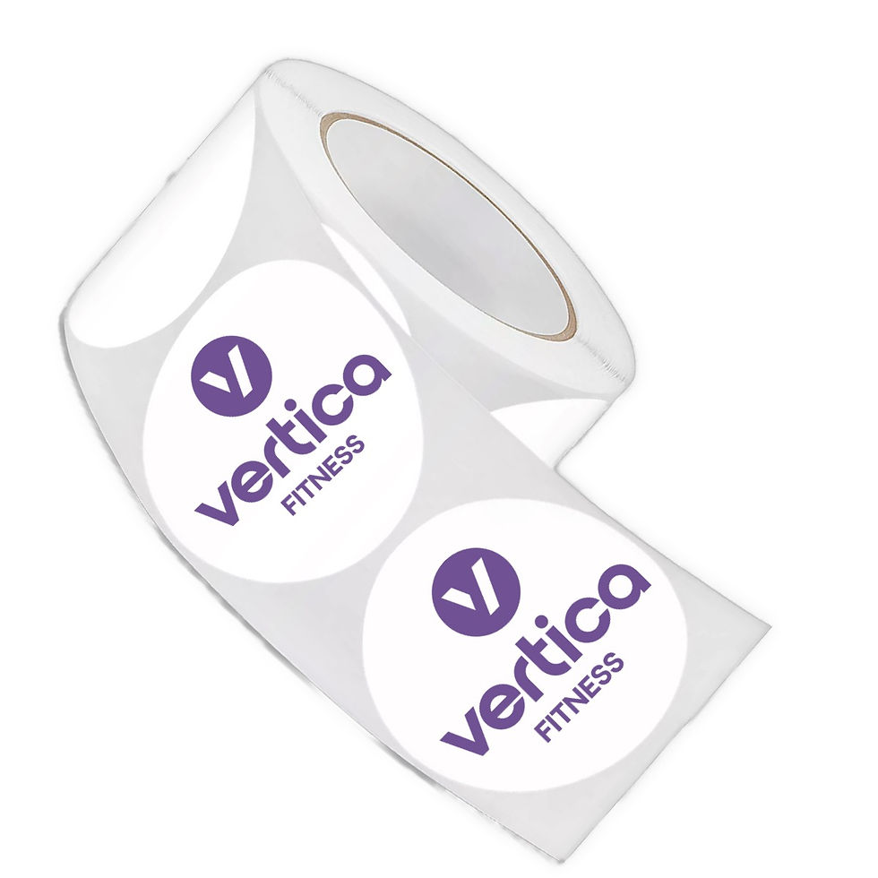 Vertica Fitness Roll Stickers