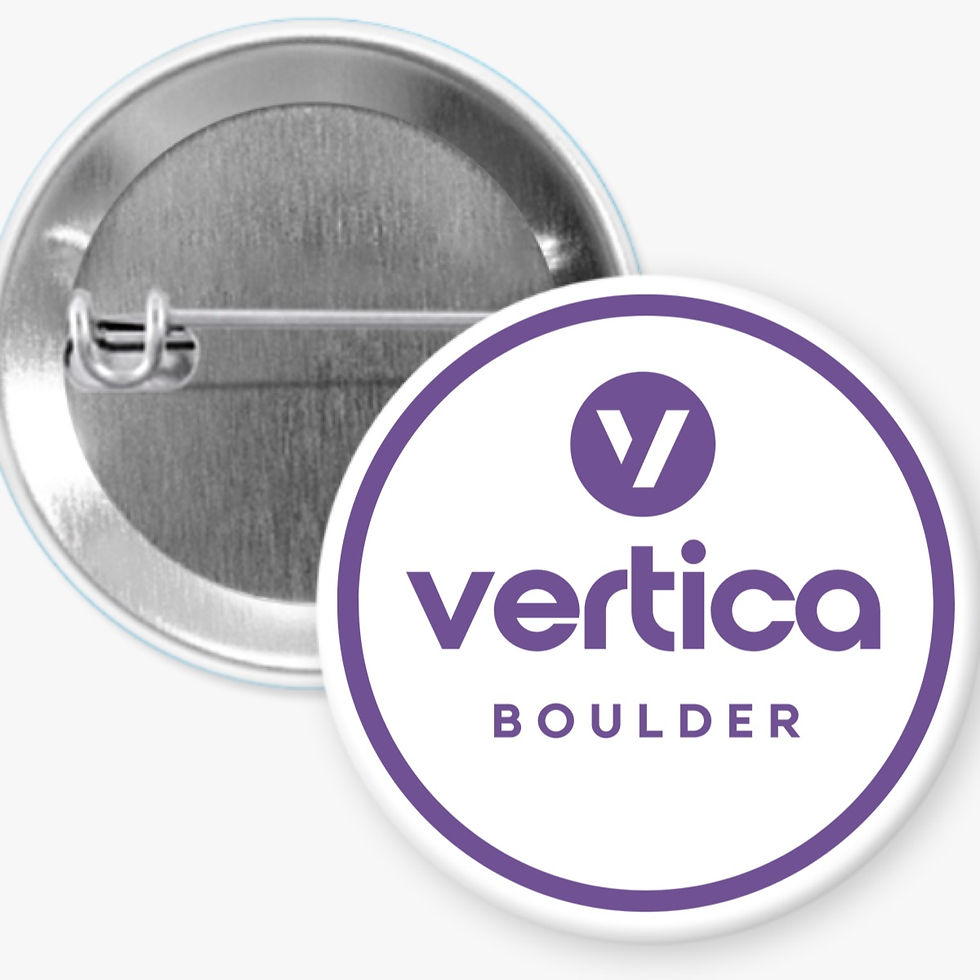 Vertica Boulder Pinback Button