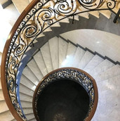 wrought iron staircase railing