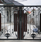 wrought iron gate