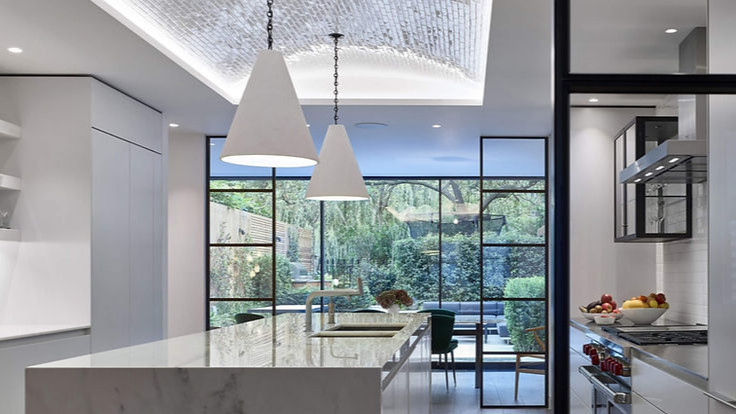 Aluminum and glass