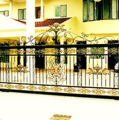 wrought iron gate