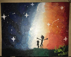 Rick and Morty, Acrylic