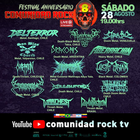 HOY: FESTIVAL COMUNIDAD ROCK CHILE