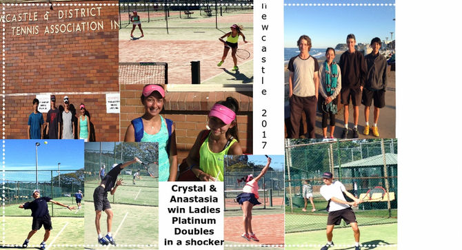 Crystal and Anastasia win Platinum Doubles