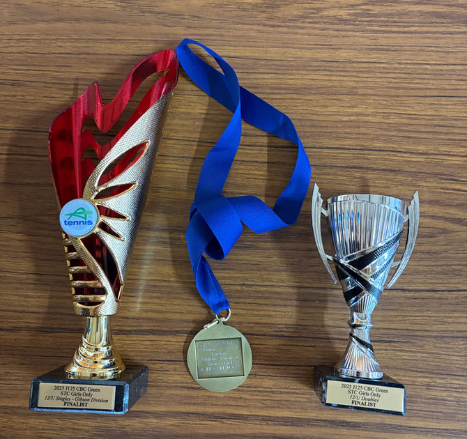 Solomia 12s Finalist at STC 125 and school champ girl!