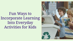 Children participating in a real-world learning activity by recycling items, showing how everyday activities can spark curiosity and civic responsibility.