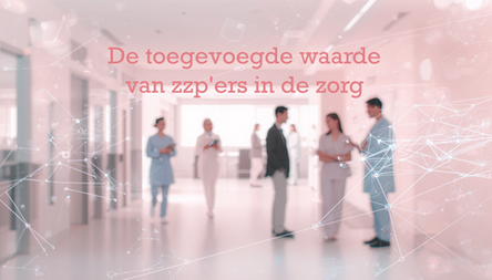 Zzp zorgmedewerkers op gang roze