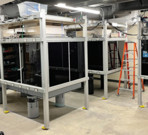 MOVED INTO RENOVATED LAB!