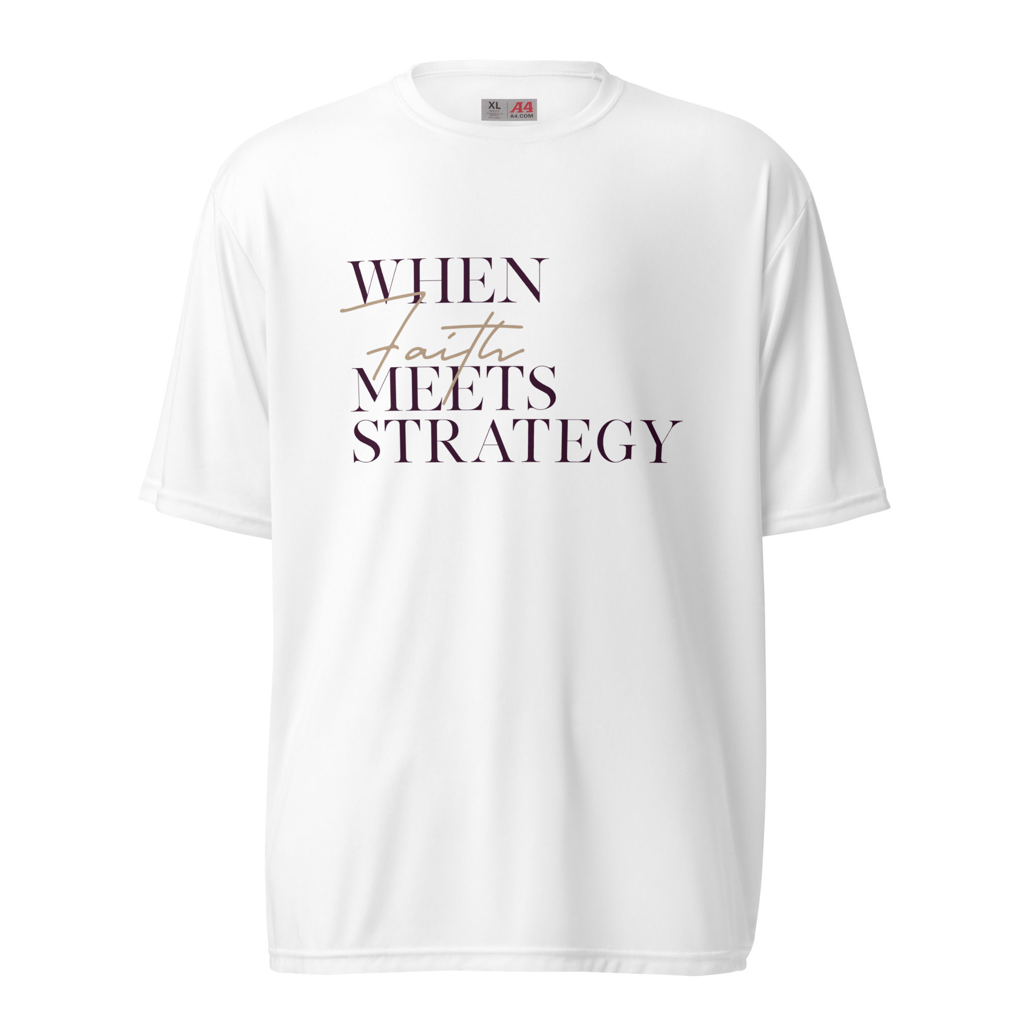 Unisex performance crew neck t-shirt