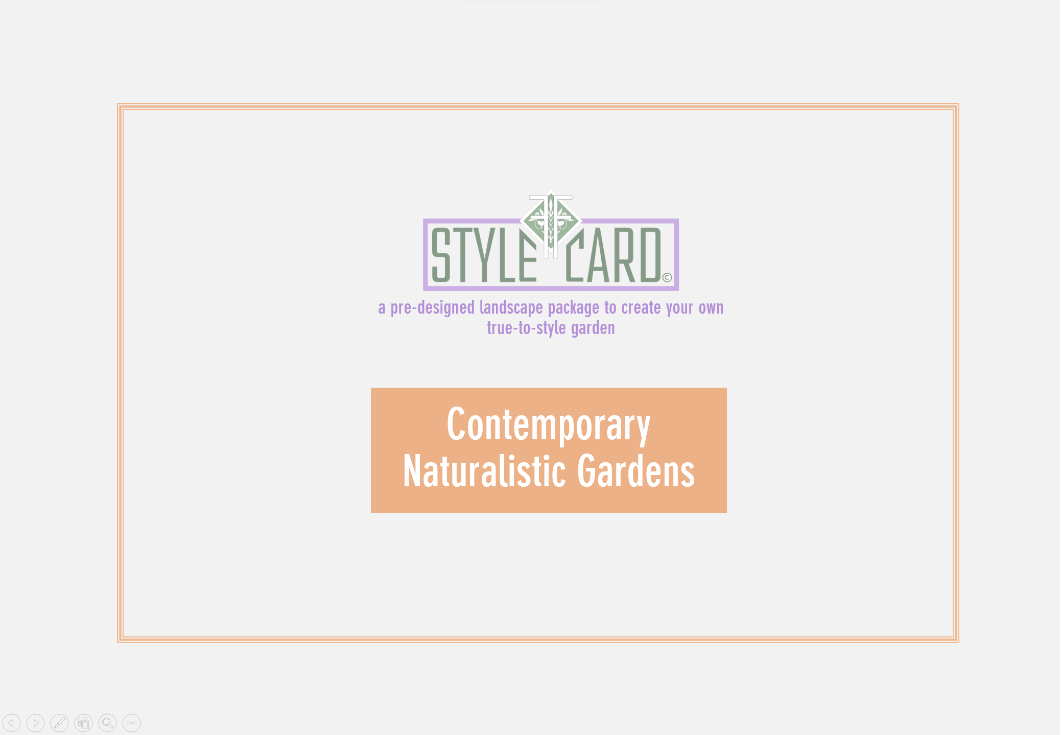 Style Card - Contemporary Naturalistic Gardens